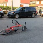 scontro auto bici